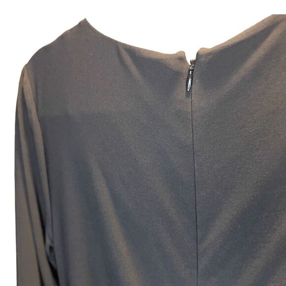 INC International Concepts Women's Black Ruched Dress Size 12 NWT - Picture 3 of 6